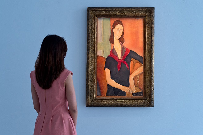 Амедео Модільяні портрет французької художниці та моделі Жанни Ебютерн. Фото: sothebys.com