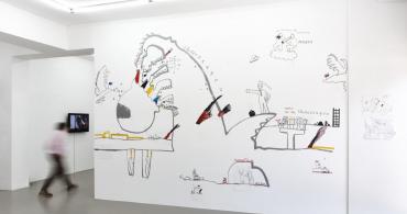 “I Draw Many Words. He Draws Only One,” Alevtina Kakhidze on a Productive Dispute With Dan Perjovschi and Exhibitions About the War Abroad