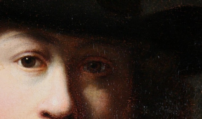 Фрагмент, можливого автопортрету Рембрандта / Фото: svt.se